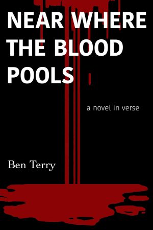 near where the blood pools